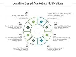 Location based marketing notifications ppt powerpoint presentation professional slides cpb