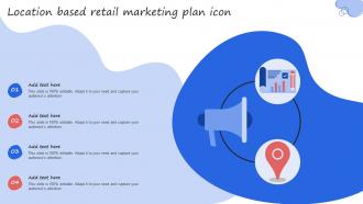 Location Based Retail Marketing Plan Icon