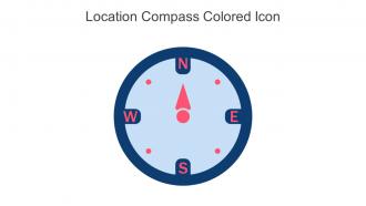 Location Compass Colored Icon In Powerpoint Pptx Png And Editable Eps Format