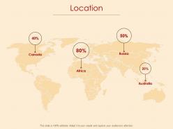 Location geographical information ppt powerpoint presentation file graphics