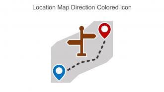 Location Map Direction Colored Icon In Powerpoint Pptx Png And Editable Eps Format