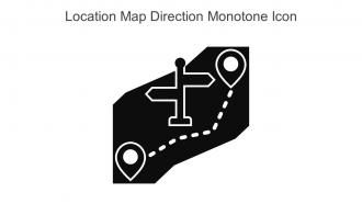Location Map Direction Monotone Icon In Powerpoint Pptx Png And Editable Eps Format