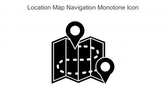 Location Map Navigation Monotone Icon In Powerpoint Pptx Png And Editable Eps Format