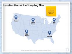 Location map of the sampling sites location ppt powerpoint presentation deck