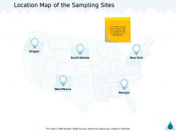 Location map of the sampling sites m1343 ppt powerpoint presentation styles styles