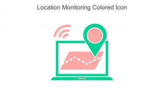 Location Monitoring Colored Icon In Powerpoint Pptx Png And Editable Eps Format