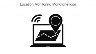Location Monitoring Monotone Icon In Powerpoint Pptx Png And Editable Eps Format