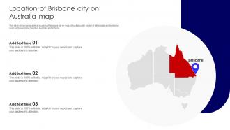 Location Of Brisbane City On Australia Map