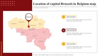 Location Of Capital Brussels In Belgium Map