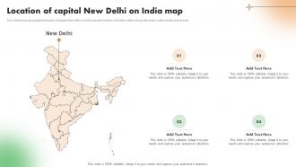 Location Of Capital New Delhi On India Map