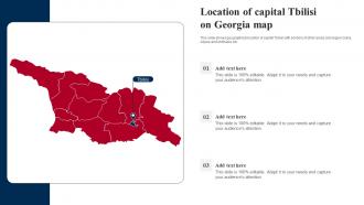 Location Of Capital Tbilisi On Georgia Map