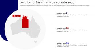 Location Of Darwin City On Australia Map
