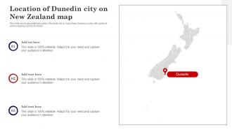 Location Of Dunedin City On New Zealand Map