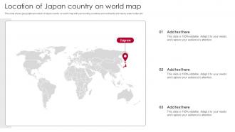 Location Of Japan Country On World Map