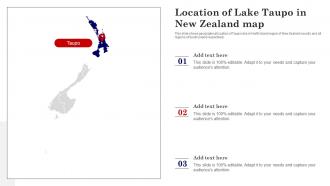 Location Of Lake Taupo In New Zealand Map