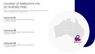 Location Of Melbourne City On Australia Map