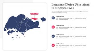 Location Of Pulau Ubin Island In Singapore Map