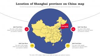 Location Of Shanghai Province On China Map