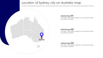 Location Of Sydney City On Australia Map