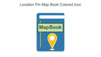 Location Pin Map Book Colored Icon In Powerpoint Pptx Png And Editable Eps Format