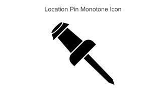 Location Pin Monotone Icon In Powerpoint Pptx Png And Editable Eps Format