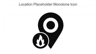 Location Placeholder Monotone Icon In Powerpoint Pptx Png And Editable Eps Format