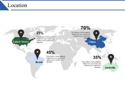 Location powerpoint slide deck template