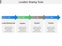 Location sharing tools ppt powerpoint presentation slides brochure cpb