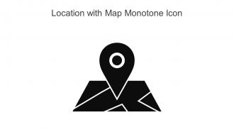 Location With Map Monotone Icon In Powerpoint Pptx Png And Editable Eps Format