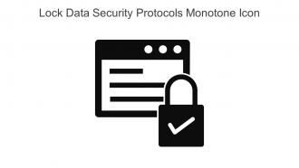 Lock Data Security Protocols Monotone Icon In Powerpoint Pptx Png And Editable Eps Format