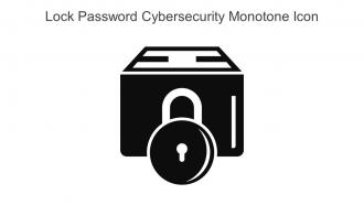Lock Password Cybersecurity Monotone Icon In Powerpoint Pptx Png And Editable Eps Format
