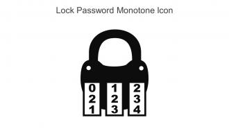 Lock Password Monotone Icon In Powerpoint Pptx Png And Editable Eps Format