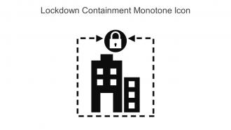 Lockdown Containment Monotone Icon In Powerpoint Pptx Png And Editable Eps Format