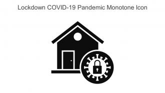 Lockdown Covid 19 Pandemic Monotone Icon In Powerpoint Pptx Png And Editable Eps Format