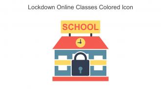 Lockdown Online Classes Colored Icon In Powerpoint Pptx Png And Editable Eps Format