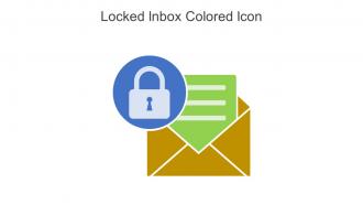 Locked Inbox Colored Icon In Powerpoint Pptx Png And Editable Eps Format