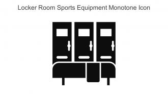 Locker Room Sports Equipment Monotone Icon In Powerpoint Pptx Png And Editable Eps Format