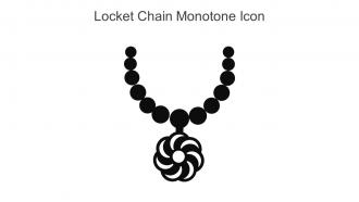 Locket Chain Monotone Icon In Powerpoint Pptx Png And Editable Eps Format