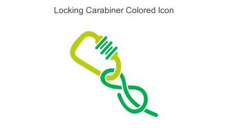 Locking Carabiner Colored Icon In Powerpoint Pptx Png And Editable Eps Format