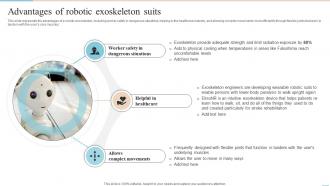 Locomotion Advantages Of Robotic Exoskeleton Suits Ppt Slides Show