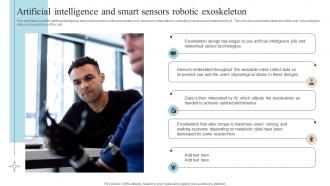 Locomotion Artificial Intelligence And Smart Sensors Robotic Exoskeleton