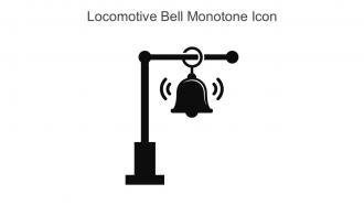 Locomotive Bell Monotone Icon In Powerpoint Pptx Png And Editable Eps Format
