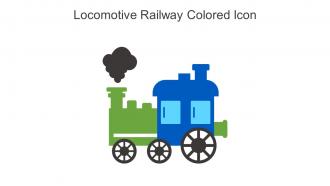 Locomotive Railway Colored Icon In Powerpoint Pptx Png And Editable Eps Format