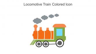 Locomotive Train Colored Icon In Powerpoint Pptx Png And Editable Eps Format