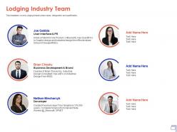 Lodging industry team lodging industry ppt professional