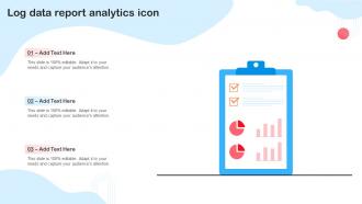 Log Data Report Analytics Icon