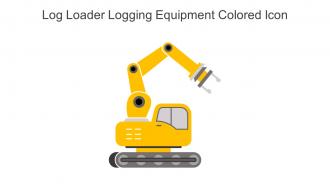Log Loader Logging Equipment Colored Icon In Powerpoint Pptx Png And Editable Eps Format