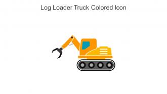 Log Loader Truck Colored Icon In Powerpoint Pptx Png And Editable Eps Format