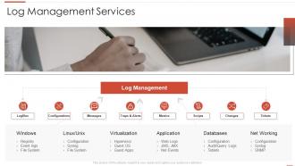 Log management services automating threat identification