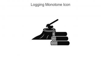 Logging Monotone Icon In Powerpoint Pptx Png And Editable Eps Format